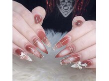 ハラ(Hara)/赤　ホワイト合わせ　