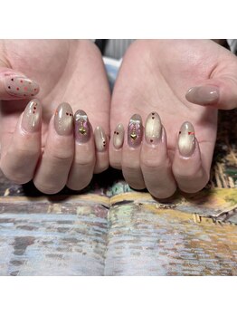 マグネット/ハート/リボン