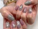 ミラー囲みネイル