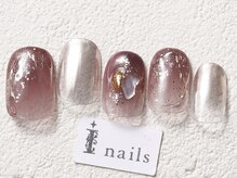 アイネイルズ 渋谷店(I nails)/カシスニュアンスミラー￥8980