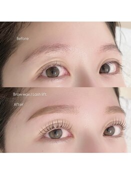 アトリーチェ(ATTRICE)/眉毛ワックス＋まつげパーマ