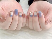 ヒールネイル(heal nail)/チェック柄nail.