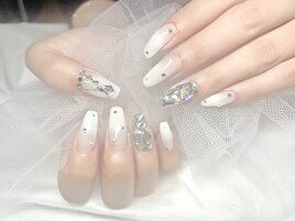 ゴージャス持込クリスマスネイル