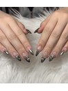 ミラーネイル/グラデーション