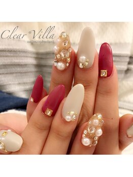 ネイルサロンクリアヴィラ(nail salon clear villa)/大人ネイル