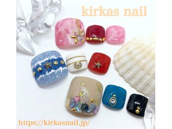 キルカスネイル(kirkas nail)/フットネイル 定額プラン