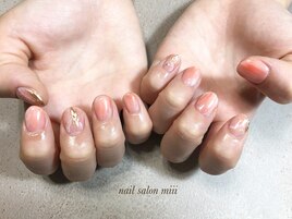 シンプルニュアンスネイル