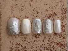 ルフトエーデ(LUFT Ode)/【Art 10】Silverラメネイル