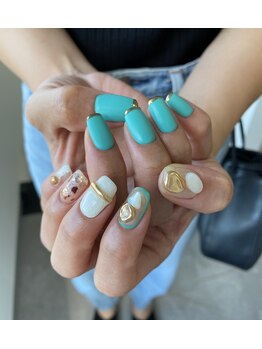 インクバイノック(INC by noq)/8/29 anju お持ち込みデザイン