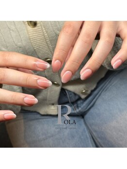 チークネイル×ワンホンネイル