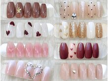 【定額】 約500種類以上のサンプルデザインから選べる！定額コースが人気♪ ¥4860～　 [上野/パラジェル]