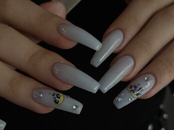 ハチイチイチサン(8113)/海外/韓国/長さだし/ブルー