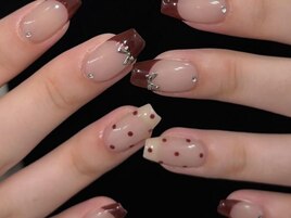 ボルドードットリボンフレンチ