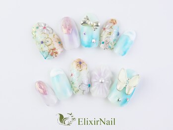 エリクサーネイル 西武新宿(Elixir Nail)/定額c やり放題/クーポン使用
