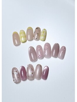 【nail salon yun】パラジェル/フィルイン【3/1 NEW OPEN(予定)】/【3月】HAND定額 デザインコース