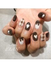 エラン(ELAN)/くまちゃんチョコレートネイル