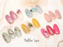 ネイル アンド フット ラプリエ(Nail&Foot Laprie)の雰囲気（カラーはなんと300色以上！選べるアートジェルはサンプル豊富！）