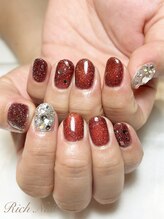 リッチネイル(Rich Nail)/ボルドー×マグネット