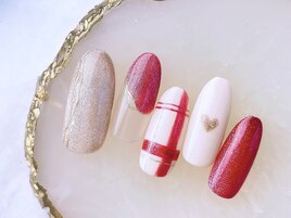 チェックネイル¥7980