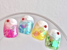 カラ ネイル 中津店(calla nail)/クリームソーダ