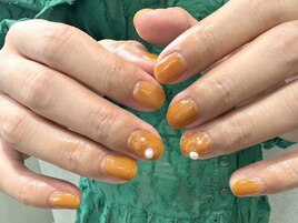 個性派ワンカラーネイル