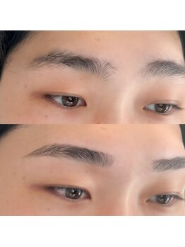 アンドスリー 原宿 表参道店(And Three)/ラインを整えたナチュラル眉毛