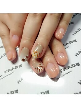 ネイルトレード 西荻窪店(NAIL TRADE)/カフェラテネイル