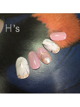 ベベ 伊丹店(BeBe)/大理石ネイル