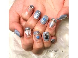 にぎやかネイル
