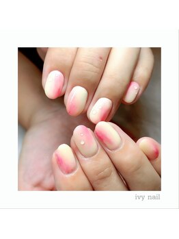 アイビーネイル(ivy-nail)/桃ネイル♪