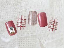 テンプテーション ネイル スタジオ(Temptation nail studio)/チェックネイル