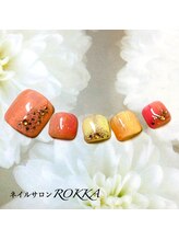 ロッカ(ROKKA)/果実の様なフットネイル