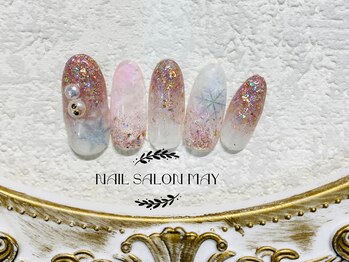 メイ(MAY)/雪だるまネイル