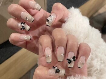 エルミンネイル(Hermine Nail)の写真/【韓国から厳選したトレンドのパーツをご用意】豊富なカラー・パーツで貴女だけの理想の指先を叶えます◎