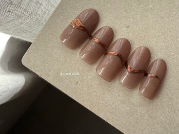 ブランロール 中目黒店(Blanl'or)/ブラウン干支ネイル