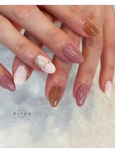 イノン ネイル(inon nail)/優しめトーンなnail