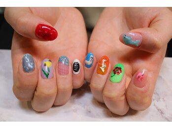 オトネイル(Oto Nail)/持ち込みデザイン/フィルイン