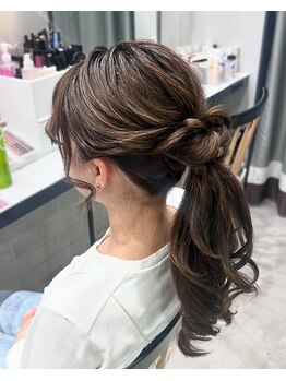 アトリエはるか コトチカ京都/カジュアルポニーテール☆