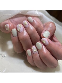 ティアリス(NAIL SALON TIARIS)/梨ネイル 秋ネイル