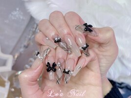 秋★人気チェックネイル