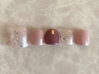 ピピポ ネイルアンドアイ 豊岡店(PIPIPO NAIL&EYE)/定額フットジェル¥7,700