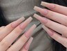 【チップ長さだし】 ★Mサイズ　時短ワンカラー　￥6980
