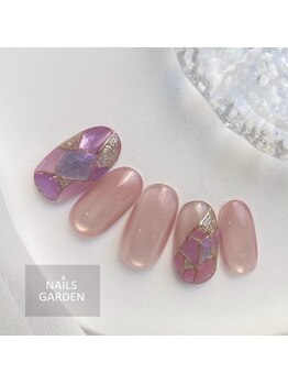 ネイルズガーデン(NAILS GARDEN)/マグネット×ステンドグラス