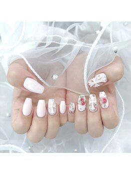 nail salon Dia.の写真/★韓国・ワンホン・ちゅるん系★SNSで見た可愛いデザインを忠実に再現♪こだわり派も納得のセンスが自慢！
