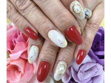 ディーネイル 天王寺(D-nail)/【小山】大理石風ネイル