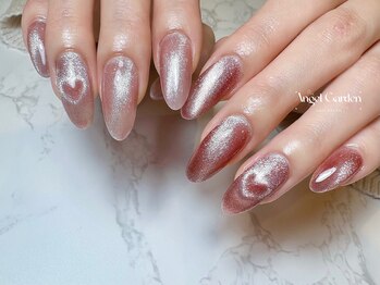 エンジェルガーデンネイル 池袋店(Angelgarden nail)/ハートマグ♪2色ok