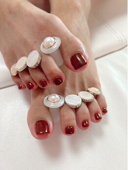 ナナラ(nanara)/ワンカラーフットネイル