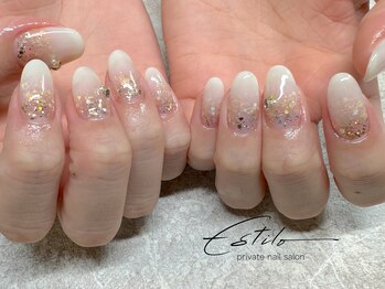 -冬ホワイトグラデ-