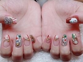 クリスマスネイル