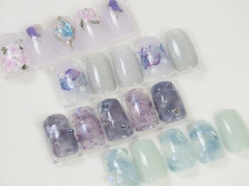 エッコネイル 長野駅東口前店(ecco nail)/梅雨ネイル